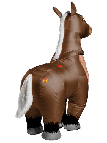 HORSE INFLATABLE COSTUME, ADULT