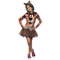 SCOOBY GIRLS HOODED COSTUME - SIZE S