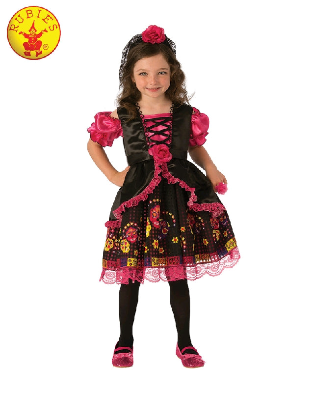 DAY OF THE DEAD GIRL COSTUME, CHILD