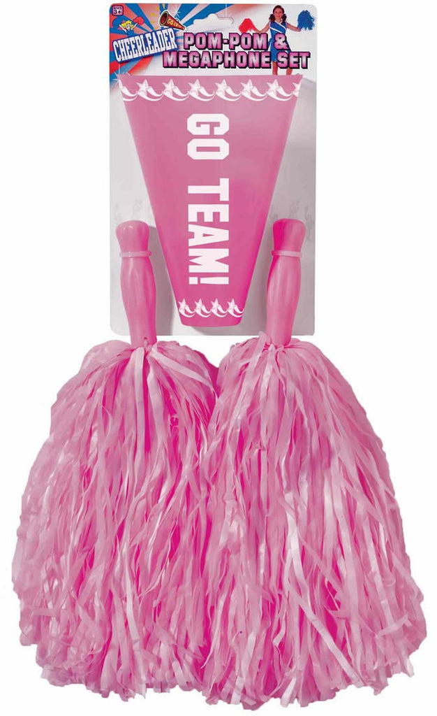 pink-cheerleader-pom-poms-and-megaphone