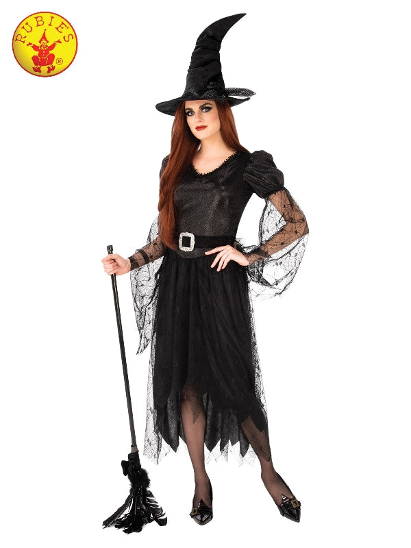 CLASSIC BLACK HALLOWEEN WITCH COSTUME, ADULT