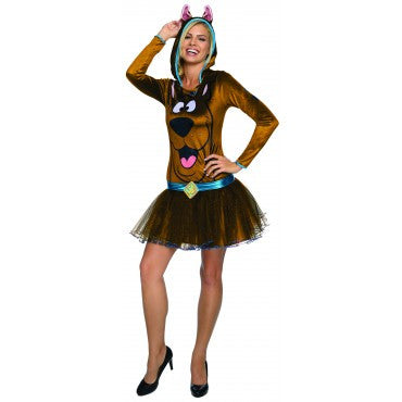 SCOOBY FEMALE COSTUME, ADULT - SIZE XS