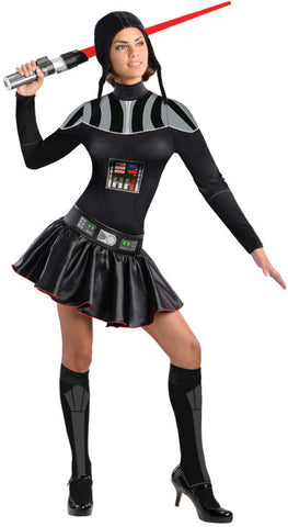 DARTH VADER FEMALE COSTUME, ADULT - SIZE XS